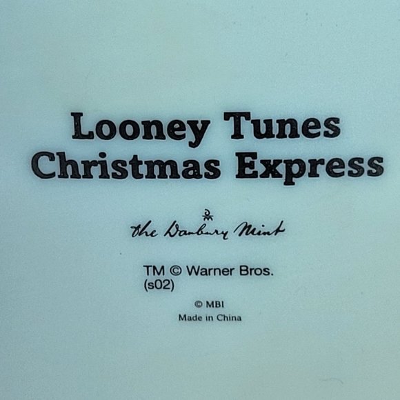 VTG Looney Tunes Christmas Express Train Bugs Bunny Wily E Coyote Road Runner - Picture 5 of 15